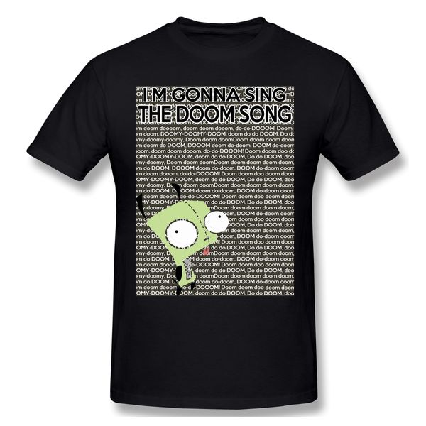 

я собираюсь петь песни дум t-shirt men basic tee shirt забавный дизайн дум streetwear печать homme top бесплатная доставка