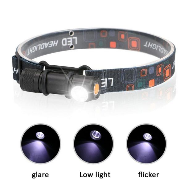 

headlamps usb rechargeable led headlamp headlight head torch waterproof work light with magnet multi-function inspection