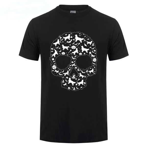 

пса sugar skull футболка мило westie собак