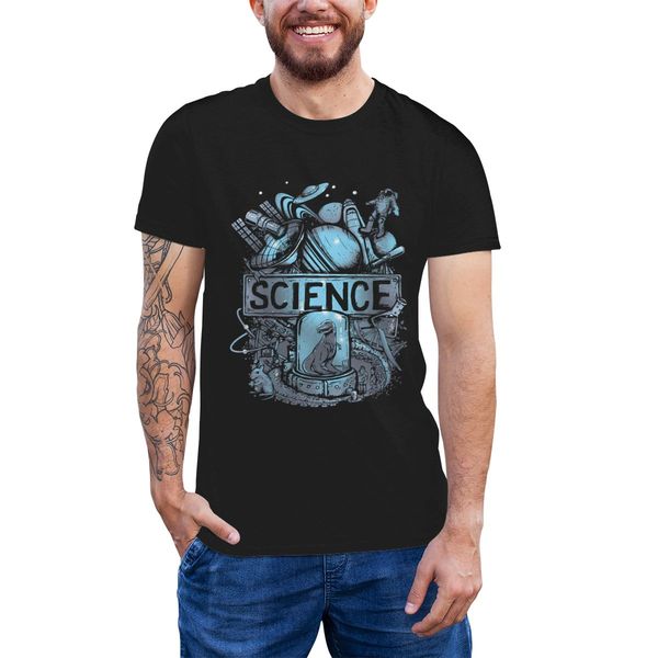 

mouse t shirt science slim fit t-shirt cute big tee shirt men streetwear short-sleeve print 100 cotton tshirt