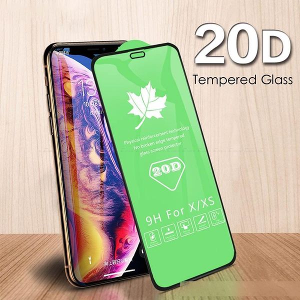 

9h 20d tempered glass screen protector for iphone 11 pro max xs xr xs max 6 7 8 plus