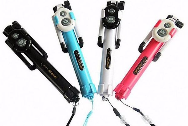 

selfie stick tripods bluetooth timer selfie monopods extendable self portrait stick remote for android iphone smartphone