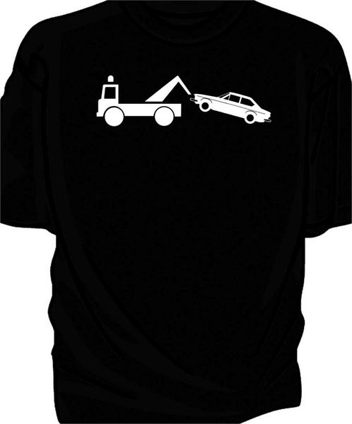 

classic car breakdown humour t-shirt. fiat 124 coupe