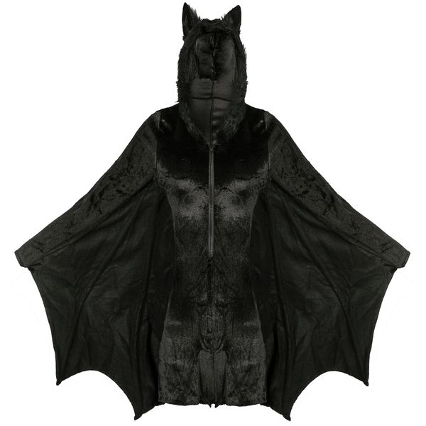 Halloween Bat Costume Cosplay Gioco di Ruolo Sexy Vampiro Femminile Batman Costume Cerniera Abiti Europei e Americani 2020 Nuovo Arrivo