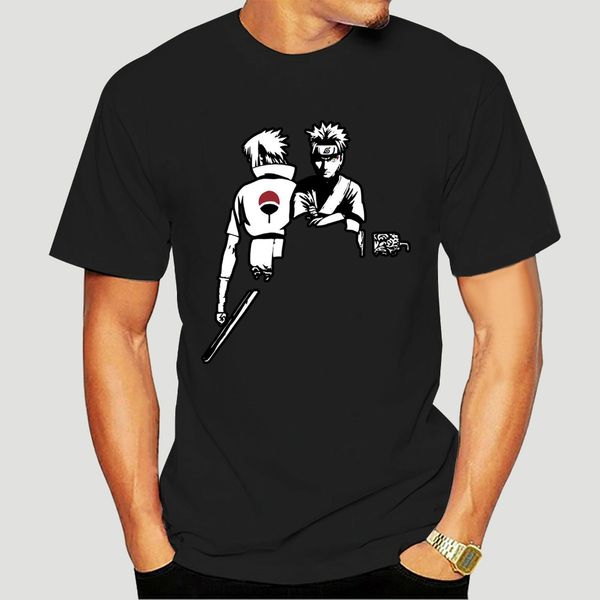 

men t shirt naruto sasuke black t-shirt tshirts women t-shirt-1549d