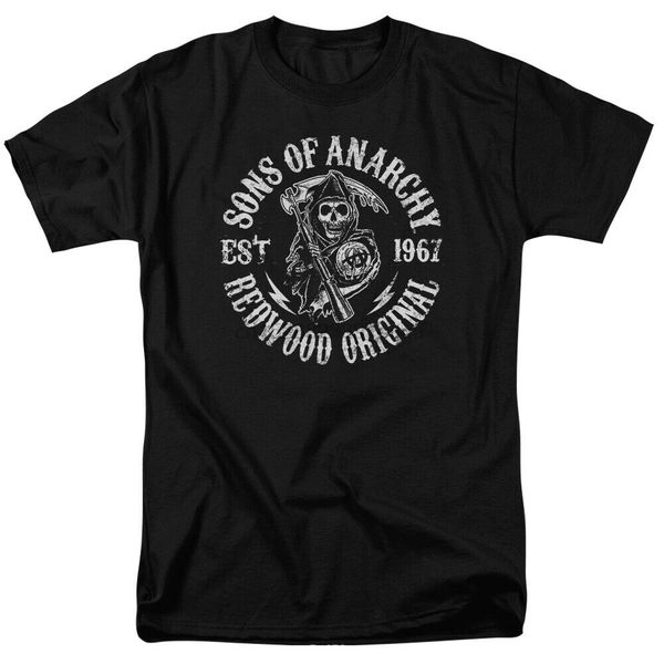 

anarchy sons of redwood лицензионных взрослые t shirt adult summer streewear размеры-3xl