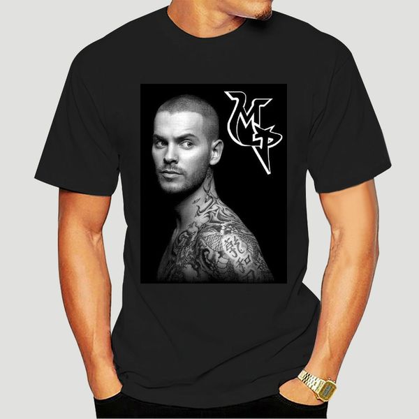 

men t shirt t-shirt matt pokora halftone mp black tshirts women t-shirt-1492d