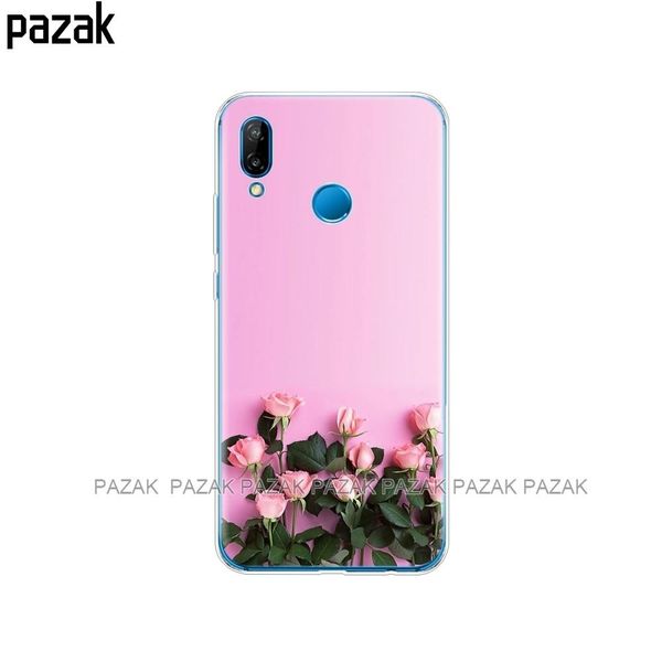 

silicone case for 5.84 huawei p20 lite huawei p20 pro phone case back cover for huawei p 20 coque protective pop painting clear