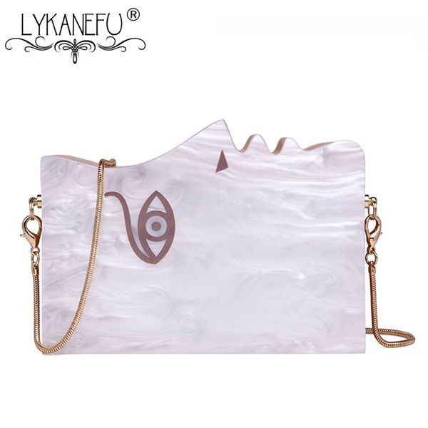 

lykanefu wood material clutch purse women bag chain day clutches ladies party evening hand bag box phone package shoulder bags