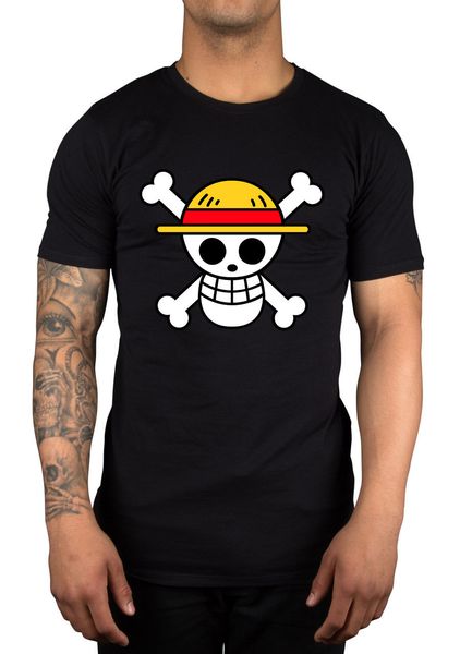 

one piece skull t-shirt tee anime manga one piece japanese gift idea present tshirt harajuku fashion classic streetwear