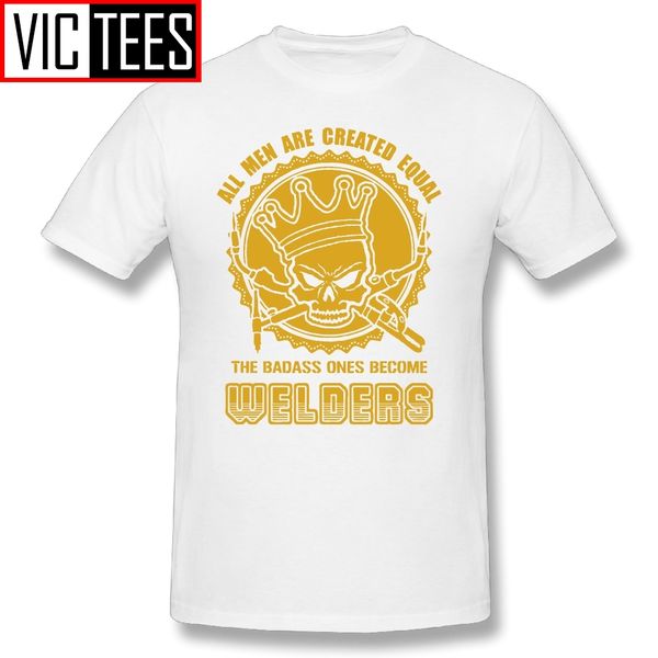 

men's big size t-shirts badass welders funny welding design t shirt printing cotton tee shirt causual plus size