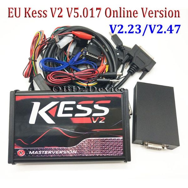 

master red eu kess v2 sw v2.47 online kess v2 v5.017 obd2 manager tuning kit ecu chip tuning get ecm titanium gift
