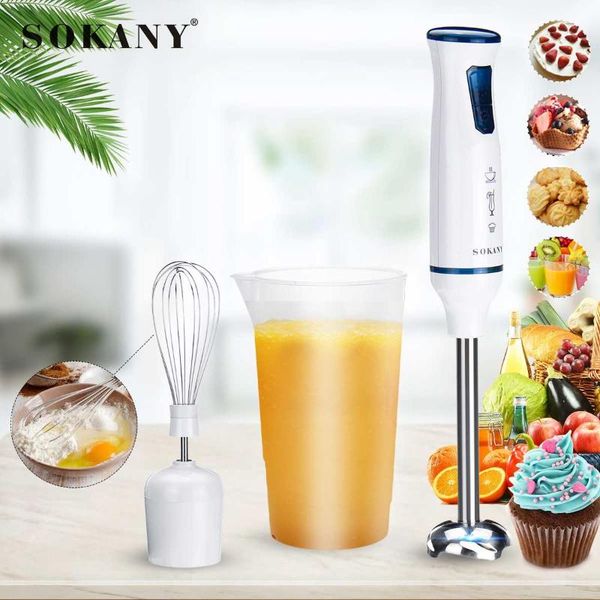 

sokany 1000w ручной блендер миксер измельчитель ручной стик мясорубка smoothie кубок растительное из нержавеющей стали для кухни дома