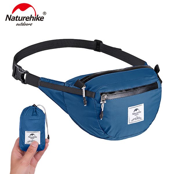 

naturehike lightweight water-resistant waist pack travel outdoor sports bag hiking running mini waist bag nh18b300-b