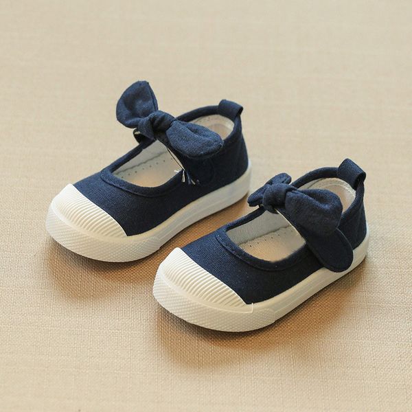 

children shoes girls canvas shoes fashion bowknot comfortable kids casual shoes sneaker toddler girls princess, Black;red