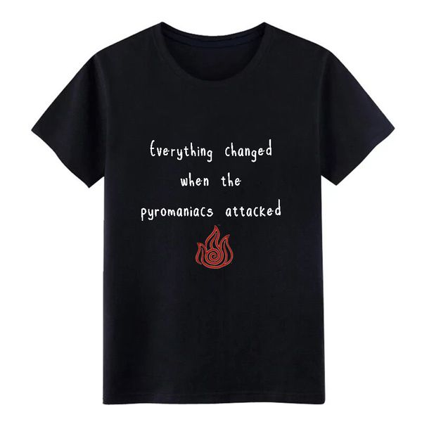 

все изменилось, когда pyromaniacs атакован тенниска характер майка o шеи охладиться сумасшедшая мода лето стиль формальная рубашку