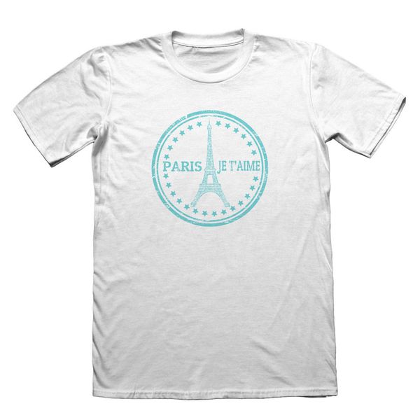 

2019 summer style fashion paris eiffel tower france design t-shirt - men's fathers day christmas tee shirt