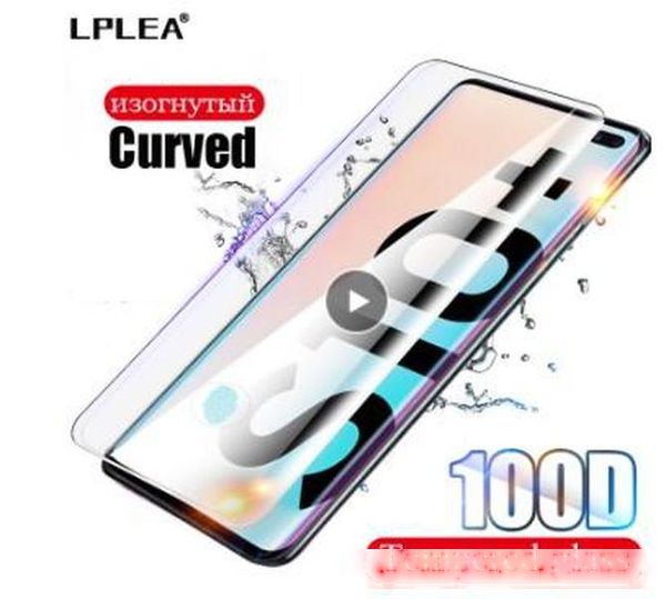 

new 100d curved protective glass for samsung galaxy note 8 9 10plus screen protector for s10e s7edge s8 s9 s10 plus tempered glass