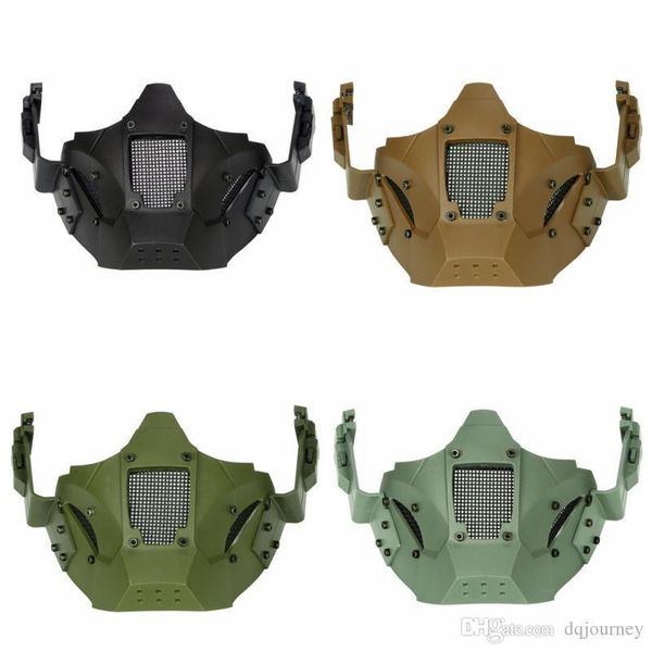 

новый велосипед маска мужчины тушь airsoft открытый балаклава winter маска ma-95 tactical iron warrior half face mod1