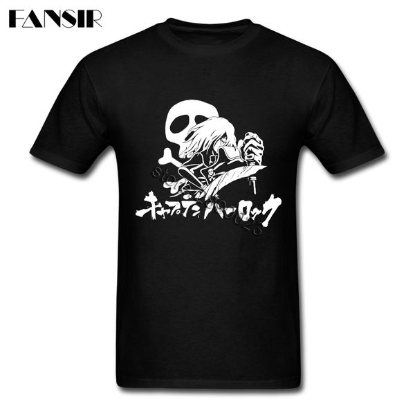 

captain harlock short sleeved t-shirt man simple style camisetas pure cotton o-neck men's t shirt for group