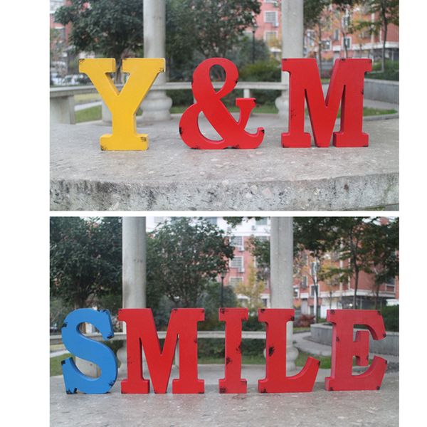 

18cm large wooden letter words wood letters alphabet name 26letters & sign