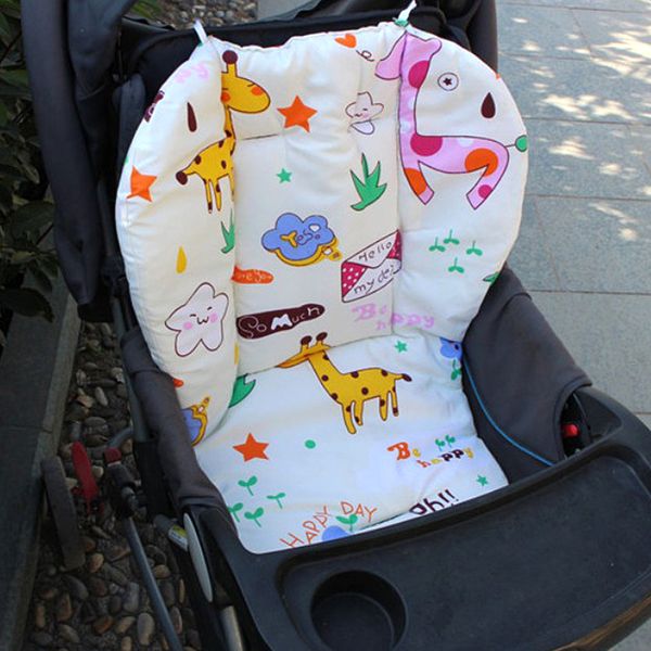 

baby printed stroller pad seat warm cushion pad mattresses pillow cover child carriage cart thicken trolley chair cushion