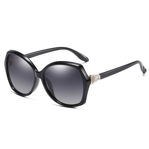 

2020 new brand design luxury women polarized sunglasses oversized polaroid lenses 1923 uv400 fashion protection eyewear, White;black