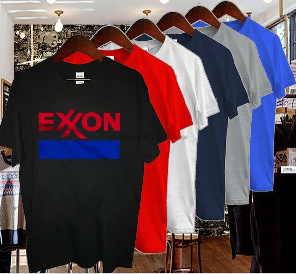 

exxon company oil &amp natural resources t-shirt short sleeve cotton