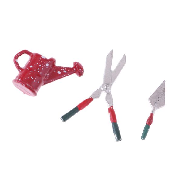 

1:12 dollhouse miniature accessories gardening tools kit