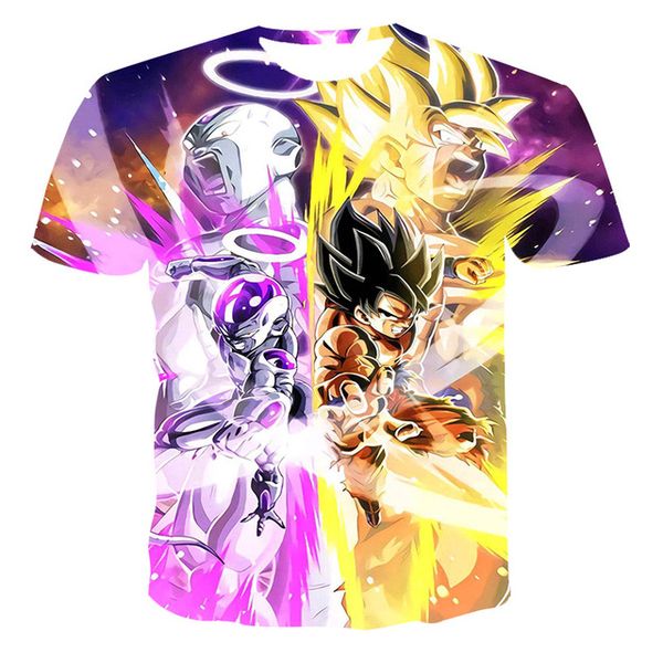 

new breathable anime print the 3d print shirts harajuku anime plus size men clothing