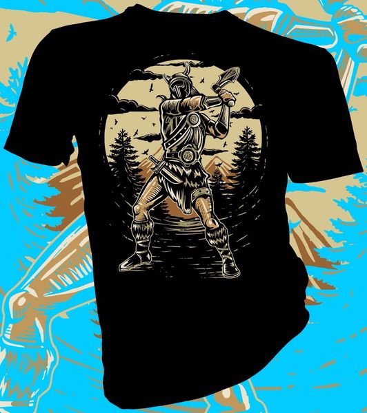 

2019 new fashion men tee shirt viking warrior, viking, vikings & female t-shirt