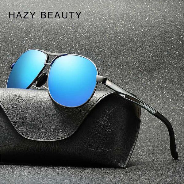 

2020 brand new men outdoor sports sunglasses fashion polarized driving sunglass uv400 metal eyewear night vision sun glasses, White;black