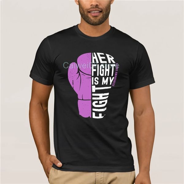 

for mans her fight is my fight shirt lupus awareness fashion summer t-shirt