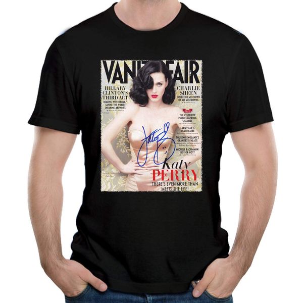 

wzsyool katy t-shirts perry signature cotton men's t-shirts short sleeve t shirts man clothing tee