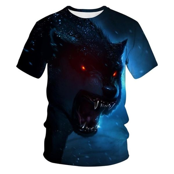 

wolf animal cool wolf male plus sizeboys 3d print shirts comics graphic anime men clothing
