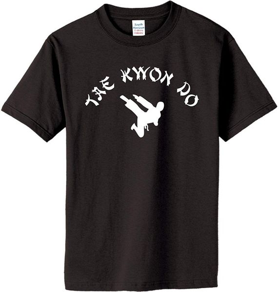 

tae kwon do on cotton t-shirt summer short sleeves fashion short-sleeved print letters cross fit hip hop cool tees shirts