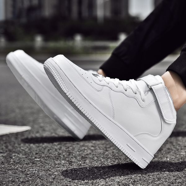 

new size 35-48 male casual couple shoes spring autumn men lace up comfortable sneaker zapatos de hombre zapatos de mujer, Black