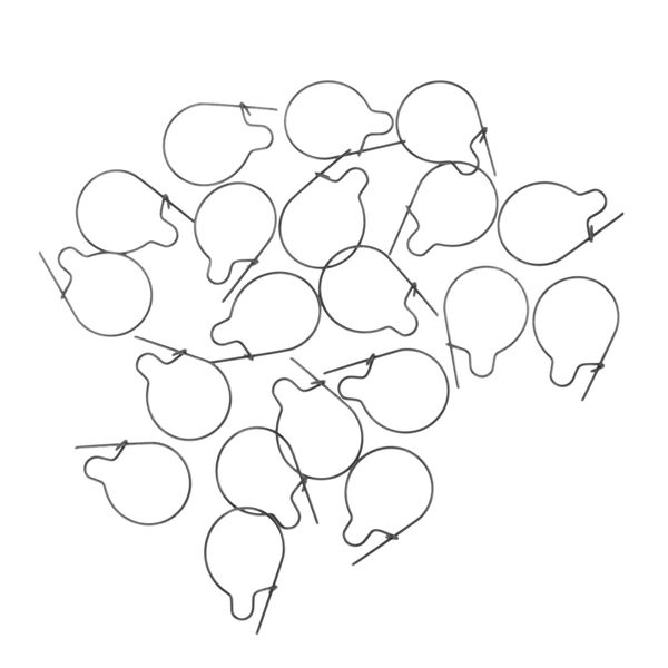 

20шт личинка клип 3 rig размеры matt black hair hls terminal tackle