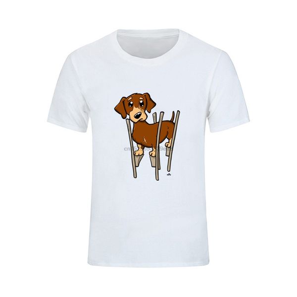 

men crewneck short sleeve custom cotton large size undershirts crazy dachshund wiener cartoon dog tshirts mens for children