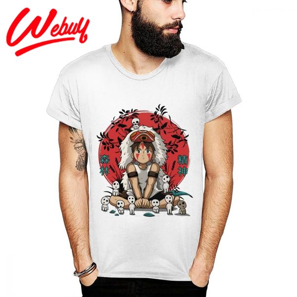 

princess mononoke forest spirits kodama t shirt for man s-6xl tee new design comfortable cotton t-shirt