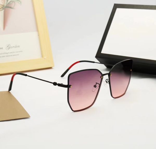

new fashion designer sunglasses size square frame avant-garde popular retro style light color decorative sunglasses popular style gg7905s