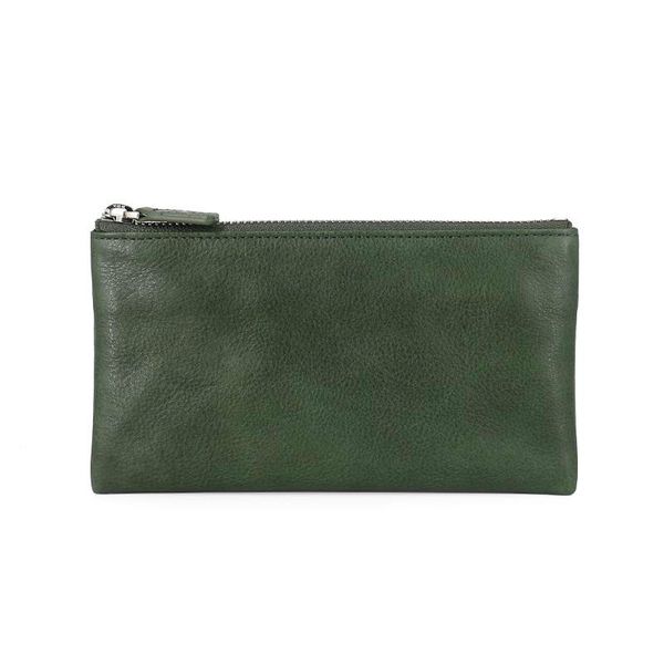 

2020 fashion genuine leather men wallet leisure women wallet leather purse for men card holders wallet c6137, Red;black