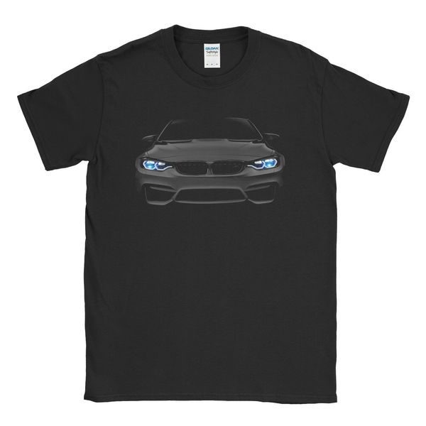 

germany car m4 headlights glow t shirt men gift idea present awsome car light summer men cotton custom t shirts