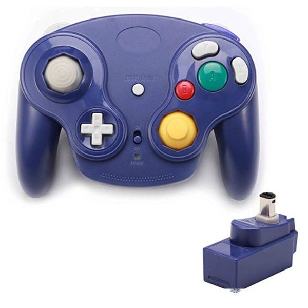 

wireless 2.4ghz bluetooth wifi controller gamepad portable joystick for gamecube ngc 6 colors with colorful box dhl ing