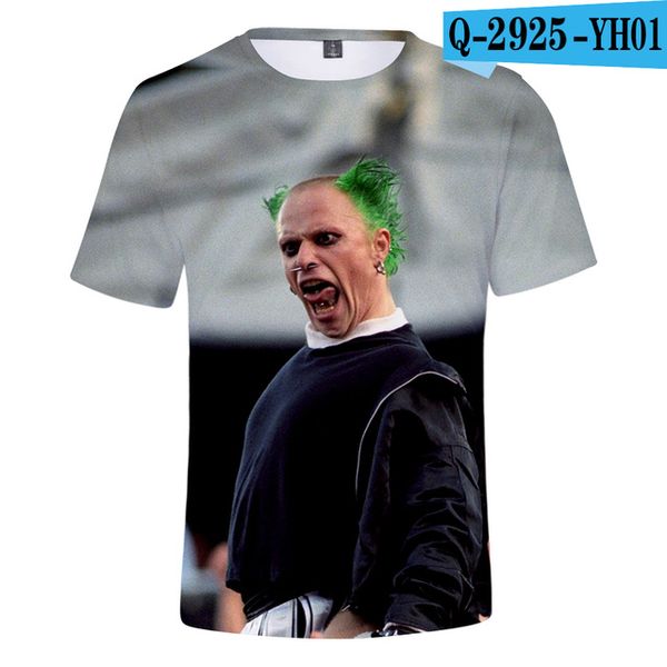 

the prodigy keith flint summer men 3d print shirts graphic funny horror men clothing