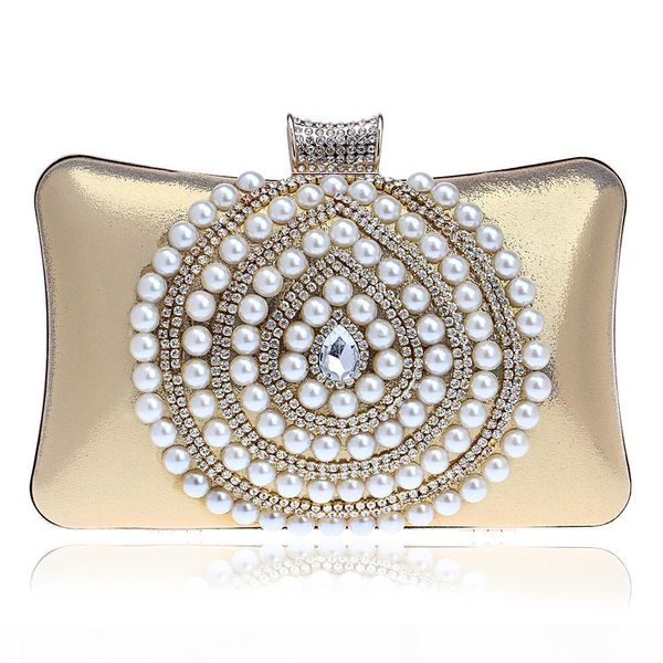 

designer-borse da sera strass imitazione perla acqua disegno frizioni di giorno borsa da sera sacchetto per la cerimonia nuziale par