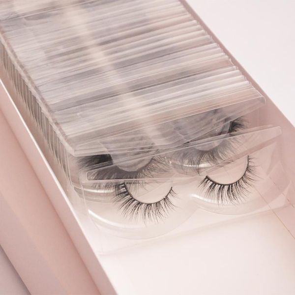 

30pair/pack wholesale 3d mink eyelahes false eyelashes strip faux cils natural wispy with packaging box tray lash vendors makeup