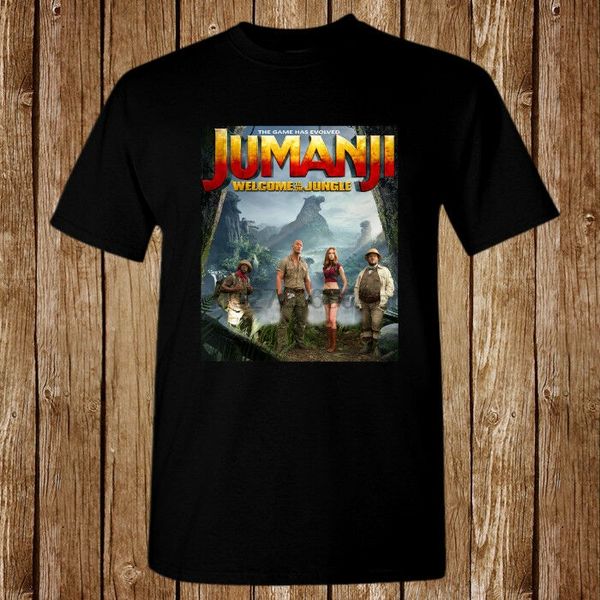 

jumanji movie poster 2017 new t-shirt size s-5xl