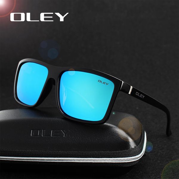 

sunglasses oley hd polarized men brand designer retro square sun glasses accessories driving goggles y6625, White;black