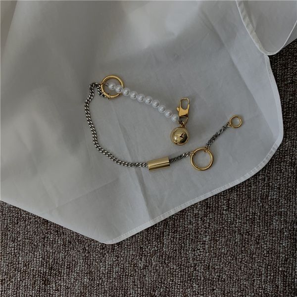 

chokers timeless wonder chic pearl chains geo linked choker necklace women jewelry gown punk gothic trendy boho ins statement 2336, Golden;silver